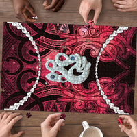 Maori Matariki Manaia Whero Puzzle Maori Kowhaiwhai Pattern Galaxy LT01 - Polynesian Pride
