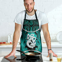 Maori Matariki Manaia Turquoise Apron Maori Kowhaiwhai Pattern Galaxy LT01 - Polynesian Pride