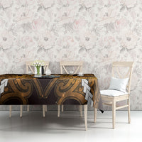 Maori Matariki Manaia Kowhai Tablecloth Maori Kowhaiwhai Pattern Galaxy LT01 - Polynesian Pride