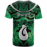 Personalised Maori Matariki Hei Matau Kakariki T Shirt Maori Kowhaiwhai Pattern Galaxy LT01 - Polynesian Pride