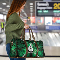 Maori Matariki Hei Matau Kakariki Travel Bag Maori Kowhaiwhai Pattern Galaxy LT01 - Polynesian Pride