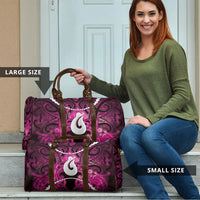 Maori Matariki Hei Matau Mawhero Travel Bag Maori Kowhaiwhai Pattern Galaxy LT01 - Polynesian Pride