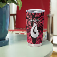 Personalised Maori Matariki Hei Matau Whero Tumbler Cup Maori Kowhaiwhai Pattern Galaxy LT01 - Polynesian Pride