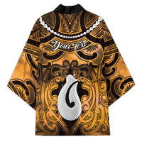 Personalised Maori Matariki Hei Matau Kowhai Kimono Maori Kowhaiwhai Pattern Galaxy LT01 - Polynesian Pride