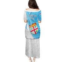 Fiji Rugby Puletasi Come On Fijian Tapa Pattern LT01 - Polynesian Pride