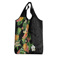 Hawaii Pineapple Tropical Grocery Bag Colorful Hibiscus Plumeria LT01 - Polynesian Pride
