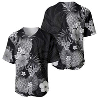 Hawaii Pineapple Tropical Baseball Jersey Neutral Hibiscus Plumeria LT01 - Polynesian Pride