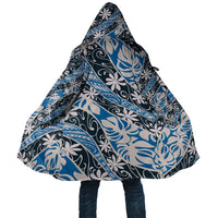 Ninamu Tahiti Tiare Monstera Cloak Polynesian Pattern Curve Style - Polynesian Pride