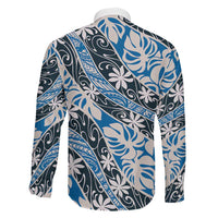 Ninamu Tahiti Tiare Monstera Family Matching Short Sleeve Bodycon Dress and Hawaiian Shirt Polynesian Pattern Curve Style LT01 - Polynesian Pride