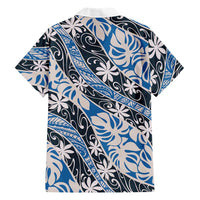 Ninamu Tahiti Tiare Monstera Family Matching Tank Maxi Dress and Hawaiian Shirt Polynesian Pattern Curve Style LT01 - Polynesian Pride