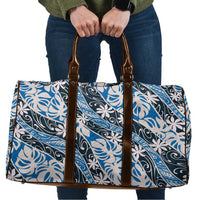 Ninamu Tahiti Tiare Monstera Travel Bag Polynesian Pattern Curve Style - Polynesian Pride