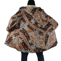 Puatou Tahiti Tiare Monstera Cloak Polynesian Pattern Curve Style LT01 - Polynesian Pride