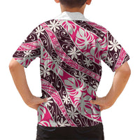 Tarona Tahiti Tiare Monstera Family Matching Tank Maxi Dress and Hawaiian Shirt Polynesian Pattern Curve Style - Polynesian Pride