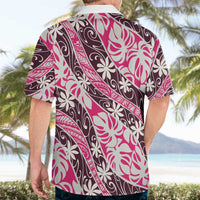 Tarona Tahiti Tiare Monstera Hawaiian Shirt Polynesian Pattern Curve Style LT01 - Polynesian Pride
