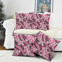 Tarona Tahiti Tiare Monstera Pillow Cover Polynesian Pattern Curve Style LT01 - Polynesian Pride