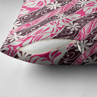 Tarona Tahiti Tiare Monstera Pillow Cover Polynesian Pattern Curve Style LT01 - Polynesian Pride