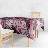 Tarona Tahiti Tiare Monstera Tablecloth Polynesian Pattern Curve Style LT01 - Polynesian Pride