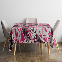 Tarona Tahiti Tiare Monstera Tablecloth Polynesian Pattern Curve Style LT01 - Polynesian Pride