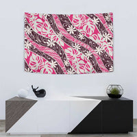 Tarona Tahiti Tiare Monstera Tapestry Polynesian Pattern Curve Style LT01 - Polynesian Pride