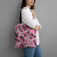 Tarona Tahiti Tiare Monstera Tote Bag Polynesian Pattern Curve Style LT01 - Polynesian Pride