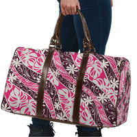 Tarona Tahiti Tiare Monstera Travel Bag Polynesian Pattern Curve Style LT01 - Polynesian Pride