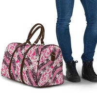 Tarona Tahiti Tiare Monstera Travel Bag Polynesian Pattern Curve Style LT01 - Polynesian Pride