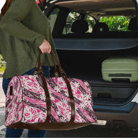 Tarona Tahiti Tiare Monstera Travel Bag Polynesian Pattern Curve Style LT01 - Polynesian Pride