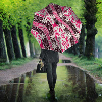 Tarona Tahiti Tiare Monstera Umbrella Polynesian Pattern Curve Style LT01 - Polynesian Pride
