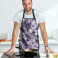 Vareau Tahiti Tiare Monstera Apron Polynesian Pattern Curve Style LT01 - Polynesian Pride