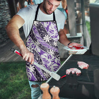 Vareau Tahiti Tiare Monstera Apron Polynesian Pattern Curve Style LT01 - Polynesian Pride