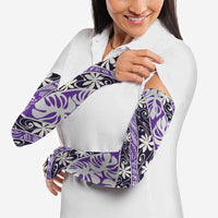 Vareau Tahiti Tiare Monstera Arm Sleeves Polynesian Pattern Curve Style - Polynesian Pride
