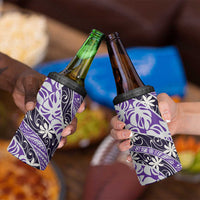 Vareau Tahiti Tiare Monstera 4 in 1 Can Cooler Tumbler Polynesian Pattern Curve Style LT01 - Polynesian Pride