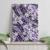 Vareau Tahiti Tiare Monstera Canvas Wall Art Polynesian Pattern Curve Style - Polynesian Pride