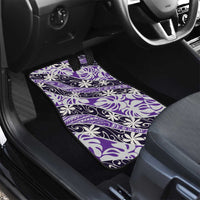 Vareau Tahiti Tiare Monstera Car Mats Polynesian Pattern Curve Style LT01 - Polynesian Pride