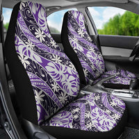Vareau Tahiti Tiare Monstera Car Seat Cover Polynesian Pattern Curve Style - Polynesian Pride