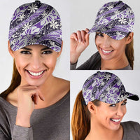 Vareau Tahiti Tiare Monstera Classic Cap Polynesian Pattern Curve Style - Polynesian Pride