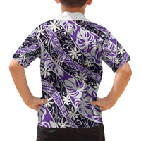 Vareau Tahiti Tiare Monstera Family Matching Long Sleeve Bodycon Dress and Hawaiian Shirt Polynesian Pattern Curve Style LT01 - Polynesian Pride