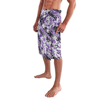 Vareau Tahiti Tiare Monstera Lavalava Polynesian Pattern Curve Style - Polynesian Pride