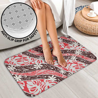 Uteute Tahiti Tiare Monstera Bathroom Set Polynesian Pattern Curve Style LT01 - Polynesian Pride