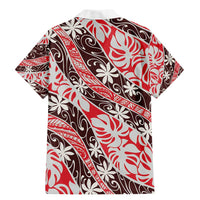 Uteute Tahiti Tiare Monstera Family Matching Mermaid Dress and Hawaiian Shirt Polynesian Pattern Curve Style - Polynesian Pride