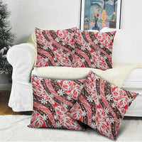 Uteute Tahiti Tiare Monstera Pillow Cover Polynesian Pattern Curve Style LT01 - Polynesian Pride