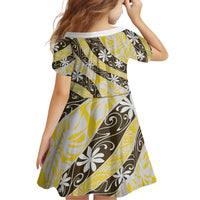 Rearea Tahiti Tiare Monstera Family Matching Off Shoulder Maxi Dress and Hawaiian Shirt Polynesian Pattern Curve Style - Polynesian Pride