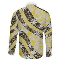 Rearea Tahiti Tiare Monstera Family Matching Off Shoulder Maxi Dress and Hawaiian Shirt Polynesian Pattern Curve Style - Polynesian Pride