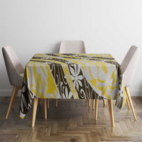 Rearea Tahiti Tiare Monstera Tablecloth Polynesian Pattern Curve Style LT01 - Polynesian Pride