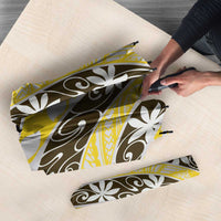 Rearea Tahiti Tiare Monstera Umbrella Polynesian Pattern Curve Style LT01 - Polynesian Pride