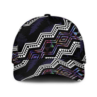 Taniko Aotearoa Mix Paua Shell Classic Cap Niho Taniwha Lilac Glitter - Polynesian Pride