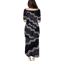 Personalised Taniko Aotearoa Mix Paua Shell Puletasi Niho Taniwha Lilac Glitter