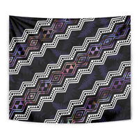 Personalised Taniko Aotearoa Mix Paua Shell Tapestry Niho Taniwha Lilac Glitter