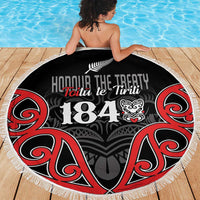Toitu Te Tiriti 1840 Aotearoa Beach Blanket Stand Together Stand Stronger