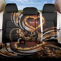 Personalised Polynesian Fiery Heart Back Car Seat Cover Passionate Love